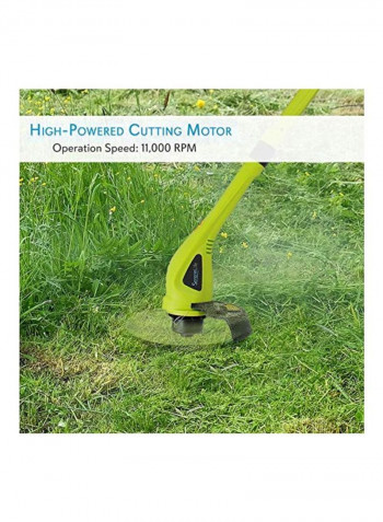Electric Weed Wacker Trimmer Edger Green/Black