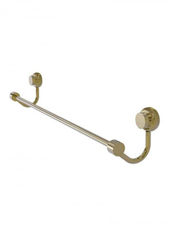 Venus Collection Twist Accent Towel Bar Unlacquered Brass 36inch