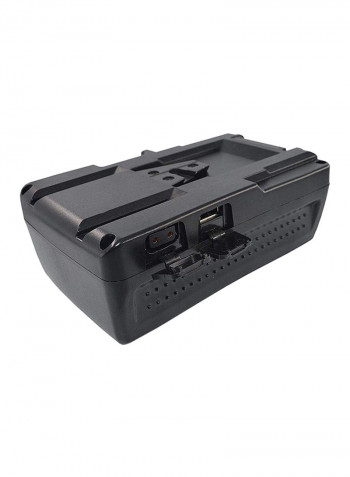 Lock Li-Ion Rechargeable Battery 19cm Black