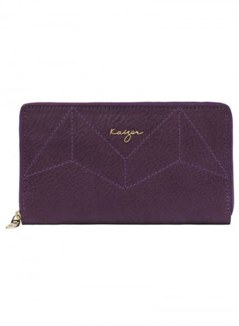 Ascot Genuine Leather Wallet Violet