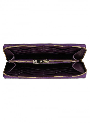Ascot Genuine Leather Wallet Violet