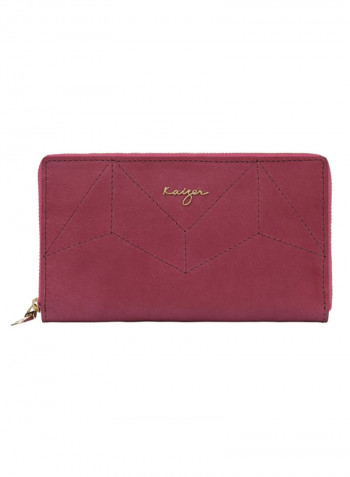 Ascot Leather Wallet For Women قرمزي