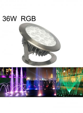 36W Square Park Landscape LED Underwater Light Pool Light RGB