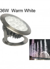 Waterproof LED Light Warm White 31 x 31 x 26centimeter