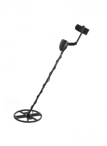 Portable High Sensitivity Underground Metal Detector With LCD Display Black