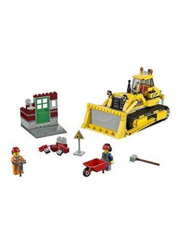 384-Piece City Demolition Bulldozer Building Toy