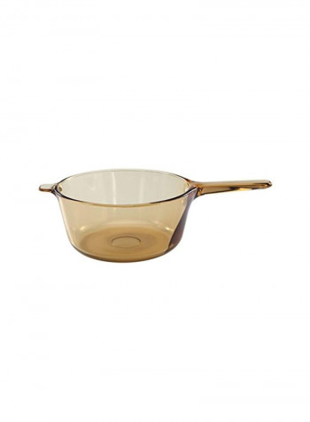 Covered Saucepan With Lid Brown 2.5L