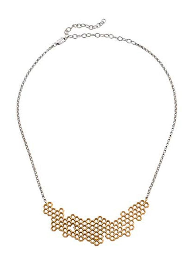 Bronze Pendant Necklace With Swarovski