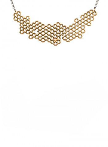 Bronze Pendant Necklace With Swarovski