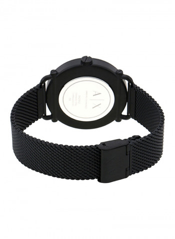 Men's Rocco Matte Stainless Steel Analog Watch AX2902
