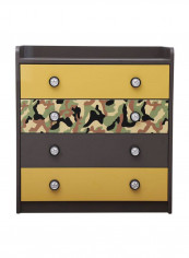 Commando Jeep Designed Chest Multicolour 75x81x40centimeter