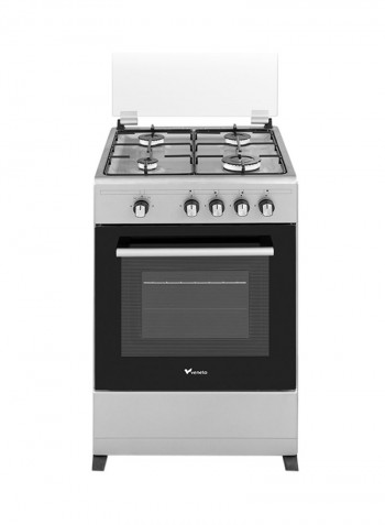 4-Burner Stainless Steel Gas Cooker C3X55G4VE.VN Grey/Black