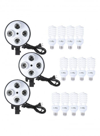 Studio Photo Video Lighting Kit Multicolour