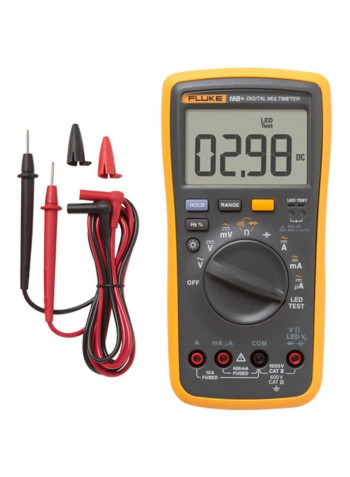 AC/DC Voltage Resistance Capacitance Universal Meter Orange & Black 20.8 x 5.5centimeter