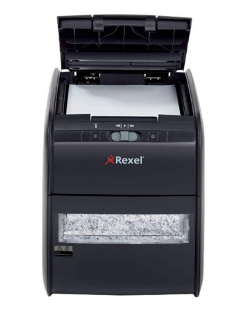 Cross Cut Shredder Machine Black