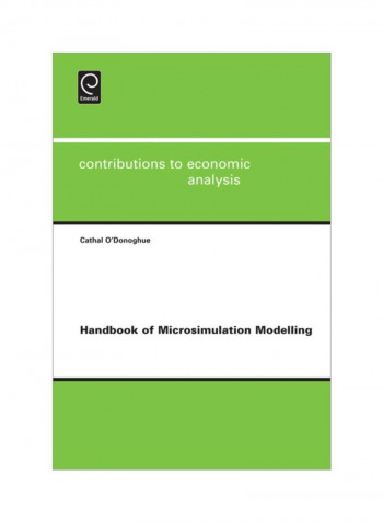 Handbook Of Microsimulation Modelling Hardcover
