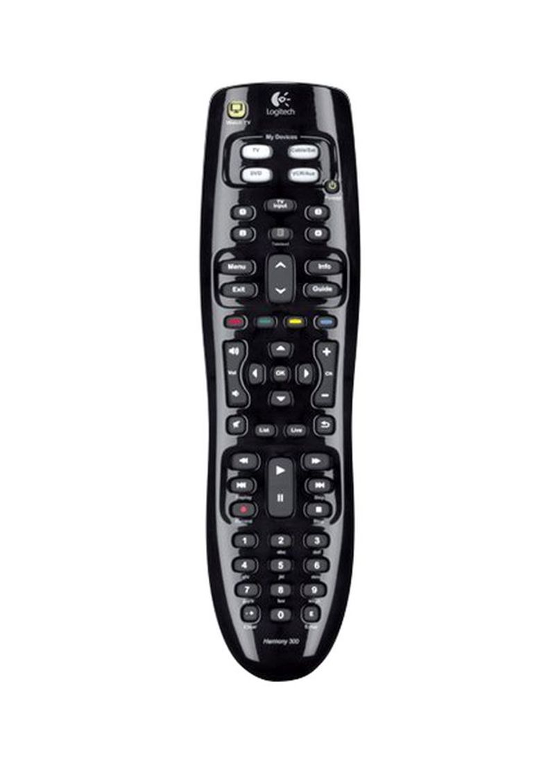 300 Remote Control 5.59x2.01x10.71inch Black/White