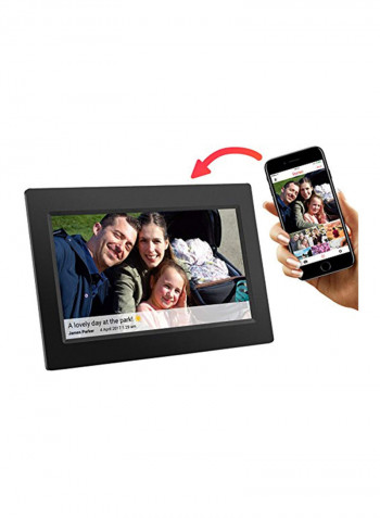 Wi-Fi Digital Photo Frame With Touch Screen 10inch Black