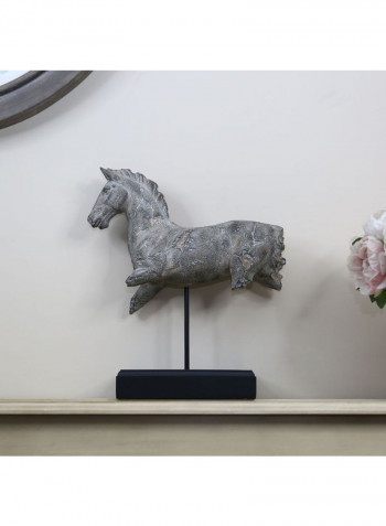 Incomplete Horse Sculpture Dark Gray 2.55kg