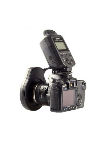 6-Piece Macro Ring Flash Light Set For Canon EOS DSLR Camera black