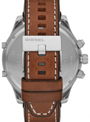 Men's Leather Analog Wrist Watch DZ7417