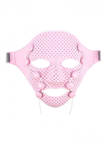 3D Magnetic Vibration Massager Mask Pink