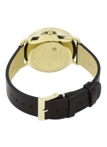 Men's Water Resistant Leather Analog Watch SKW6217