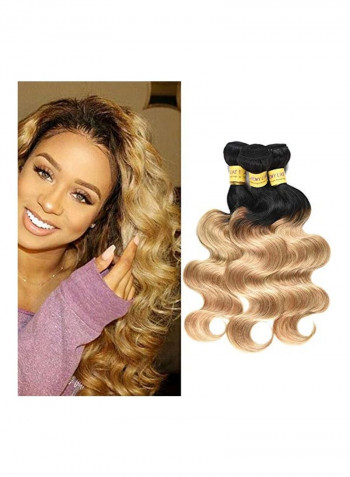 Pack Of 3 Wave Hair Extension Beige