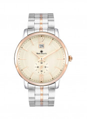 Men's Executive Stainless Steel Analog Quartz Wrist Watch R4-80102RM4