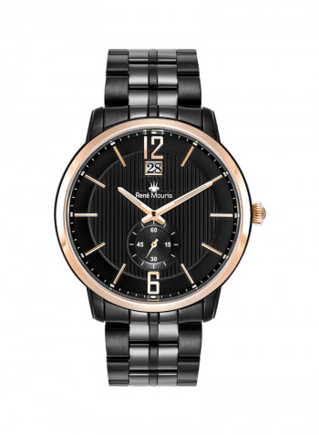 Men's Executive Stainless Steel Analog Quartz Wrist Watch R4-80102RM5