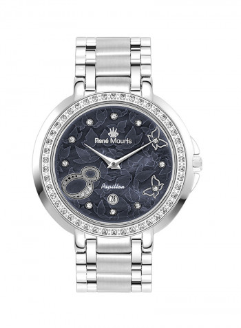Women's Papillon Stainless Steel Analog Quartz Wrist Watch R4-50111RM1