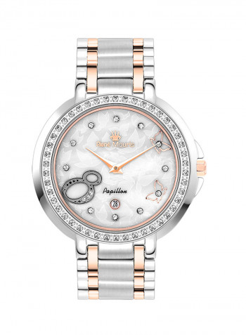 Women's Papillon Stainless Steel Analog Quartz Wrist Watch R4-50111RM5