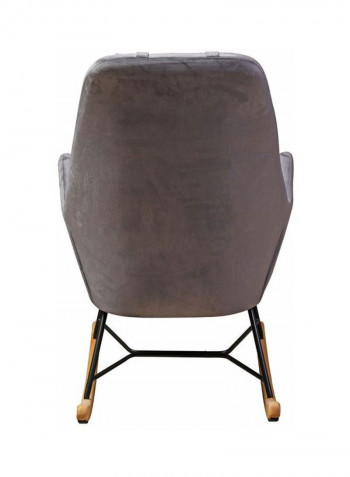 Henley Rocking Chair Grey/Brown/Black 68x100x94centimeter