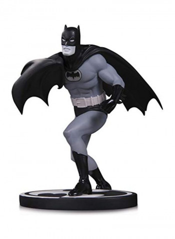Batman By Carmine  Batman Black And White Statue Figurine Official DC Trading Card Bundle 10x8x6inch