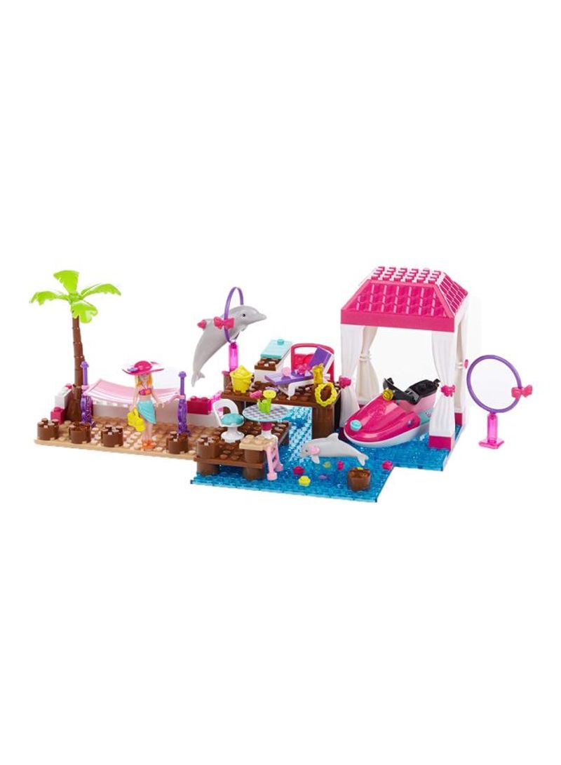 145-Piece Barbie Tropical Resort 80244