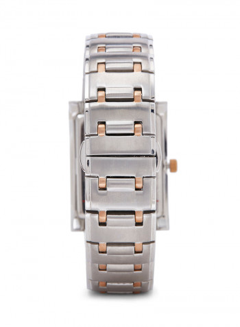 Water Resistant Stainless Steel Analog Wrist Watch Pair