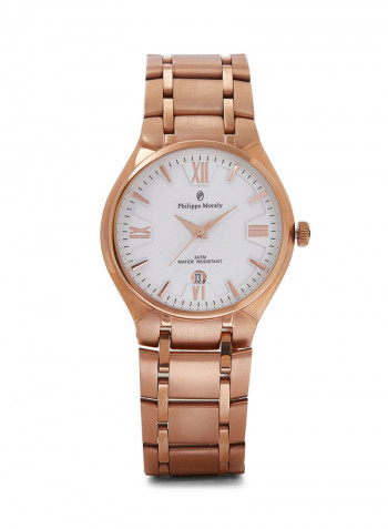 Water Resistant Stainless Steel Analog Wrist Watch