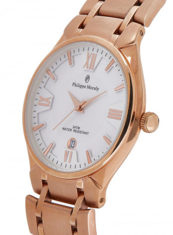 Water Resistant Stainless Steel Analog Wrist Watch