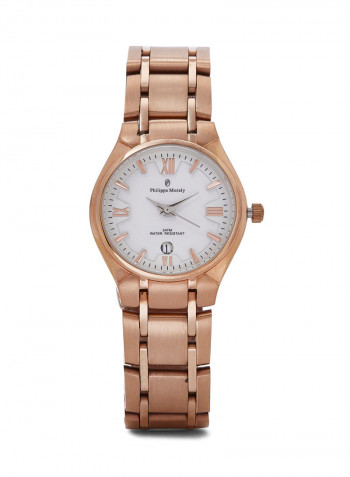 Water Resistant Stainless Steel Analog Wrist Watch