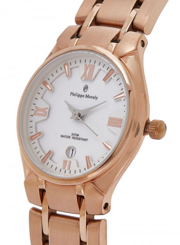 Water Resistant Stainless Steel Analog Wrist Watch