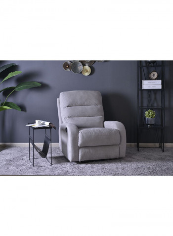 Single Seater Jakeman Recliner Light Grey 95x102x86cm