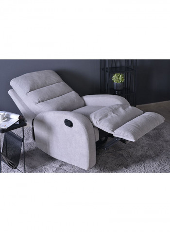 Single Seater Jakeman Recliner Light Grey 95x102x86cm