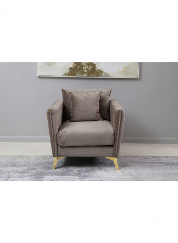 Jatterrott Single Seater Sofa Brown 87x67x82cm