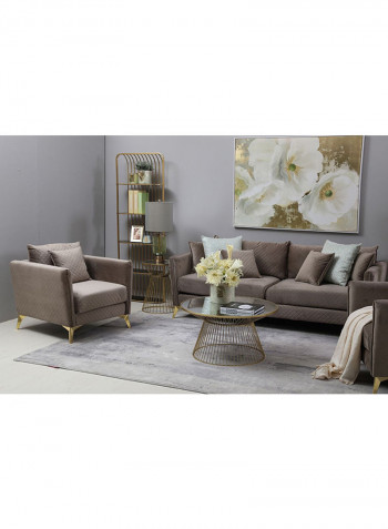Jatterrott Single Seater Sofa Brown 87x67x82cm