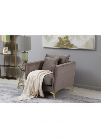 Jatterrott Single Seater Sofa Brown 87x67x82cm