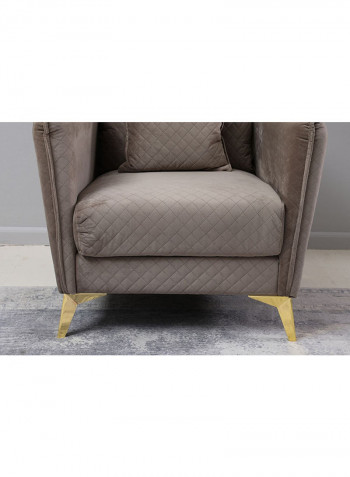 Jatterrott Single Seater Sofa Brown 87x67x82cm