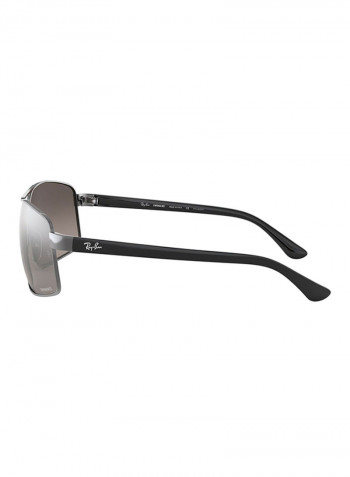 Men's UV-Protection Square Sunglasses - Lens Size: 62 mm