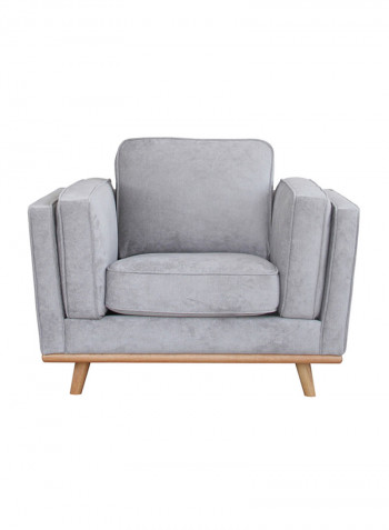 Polo 1-Seater Sofa Grey 1170x850x950centimeter