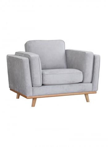 Polo 1-Seater Sofa Grey 1170x850x950centimeter