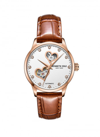 Women's Leather Analog Watch KC50984023